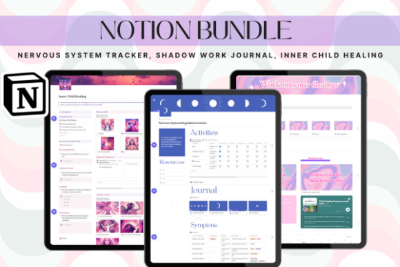 Download Spiritual Mental Health Notion Bundle - Spiritual Collection