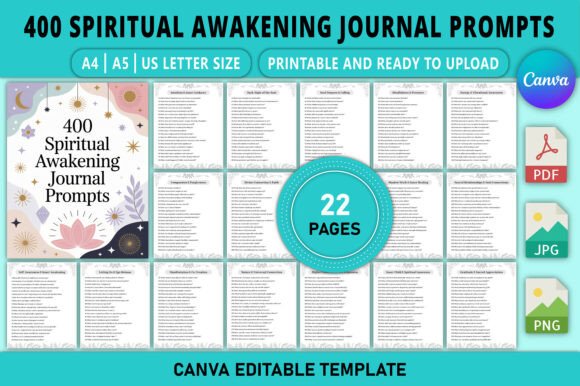 Download 400 Spiritual Awakening Journal Prompts - Spiritual Collection