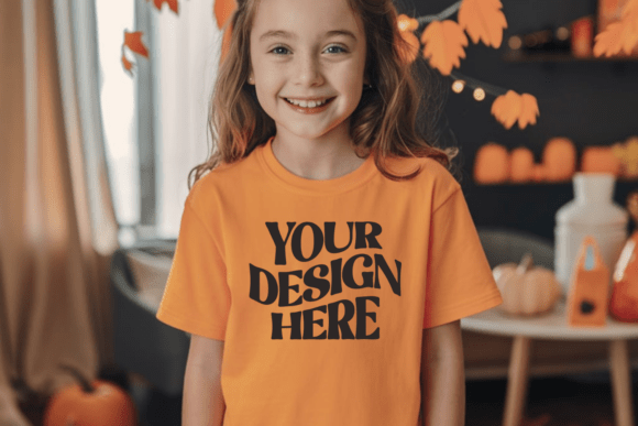 Download Kids Halloween T-Shirt Mockup Kids Shirt - Mockup kids Collection