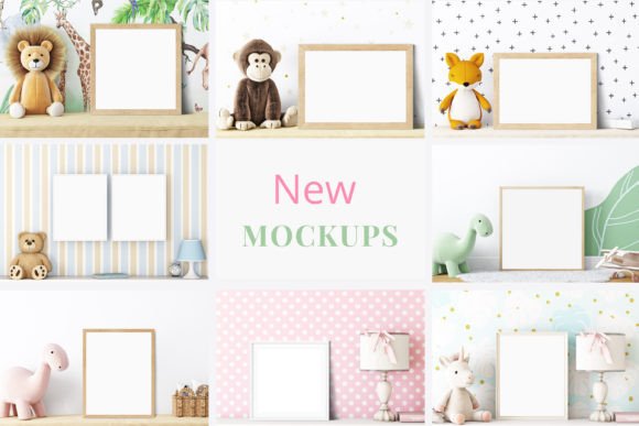 Download Frame Mockup Kids Bundle - 90 - Mockup kids Collection