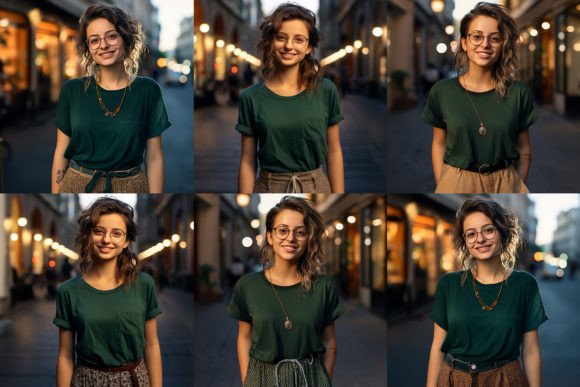 Download Young Girl T Shirt PSD Mockup Bundle - Girl Collection